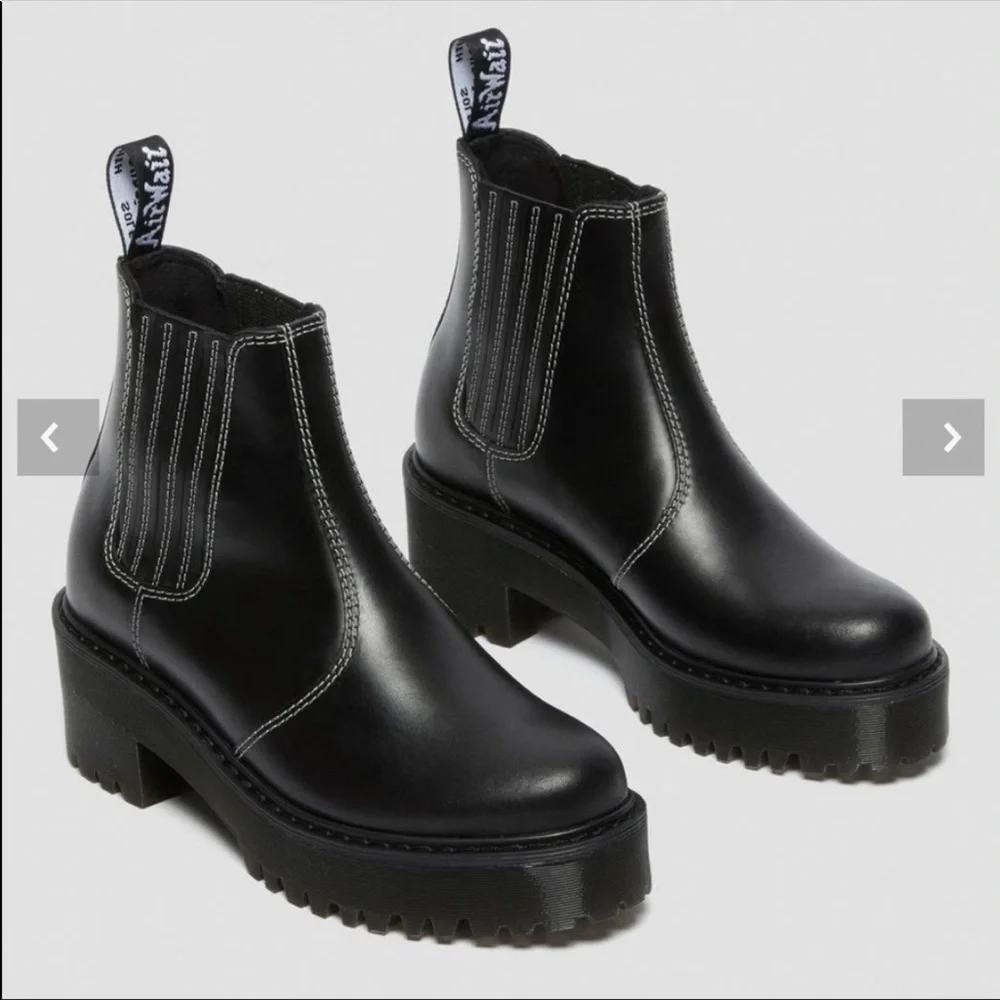 🔥LAST PAIR🔥NEW Dr. Martens Rometty Atlas Platform Chelsea Leather Boots - Picture 2 of 11